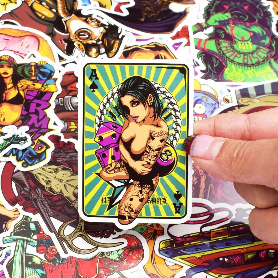 新品未使用 送料無料 パンク ステッカー ヴィンテージシール セット