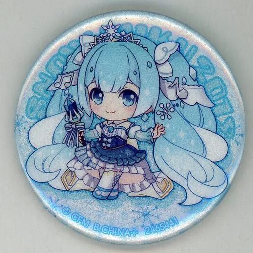 初音ミク 雪ミク2019 缶バッジ 雪ミク SNOW MIKU