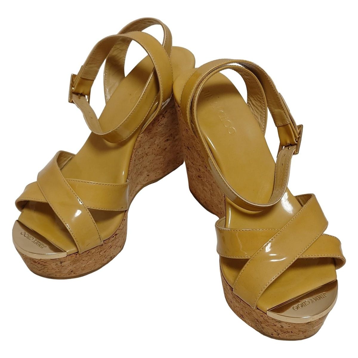 ＭＯＭＡ　NY！ジミーチュウ　サンダル　36 JIMMY CHOO(ジミーチュウ) サンダル 36 レディース - ダーク