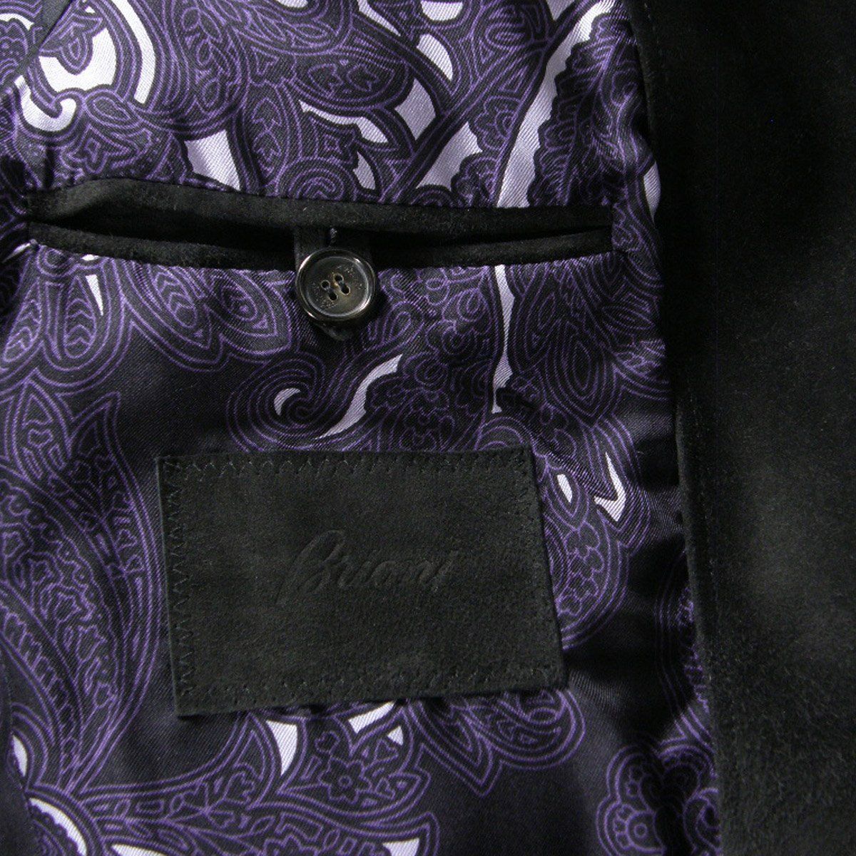 Brioniフロントジップ スエード レザージャケット Brioni スエード ジャケット | ブラウン | FARFETCH JP