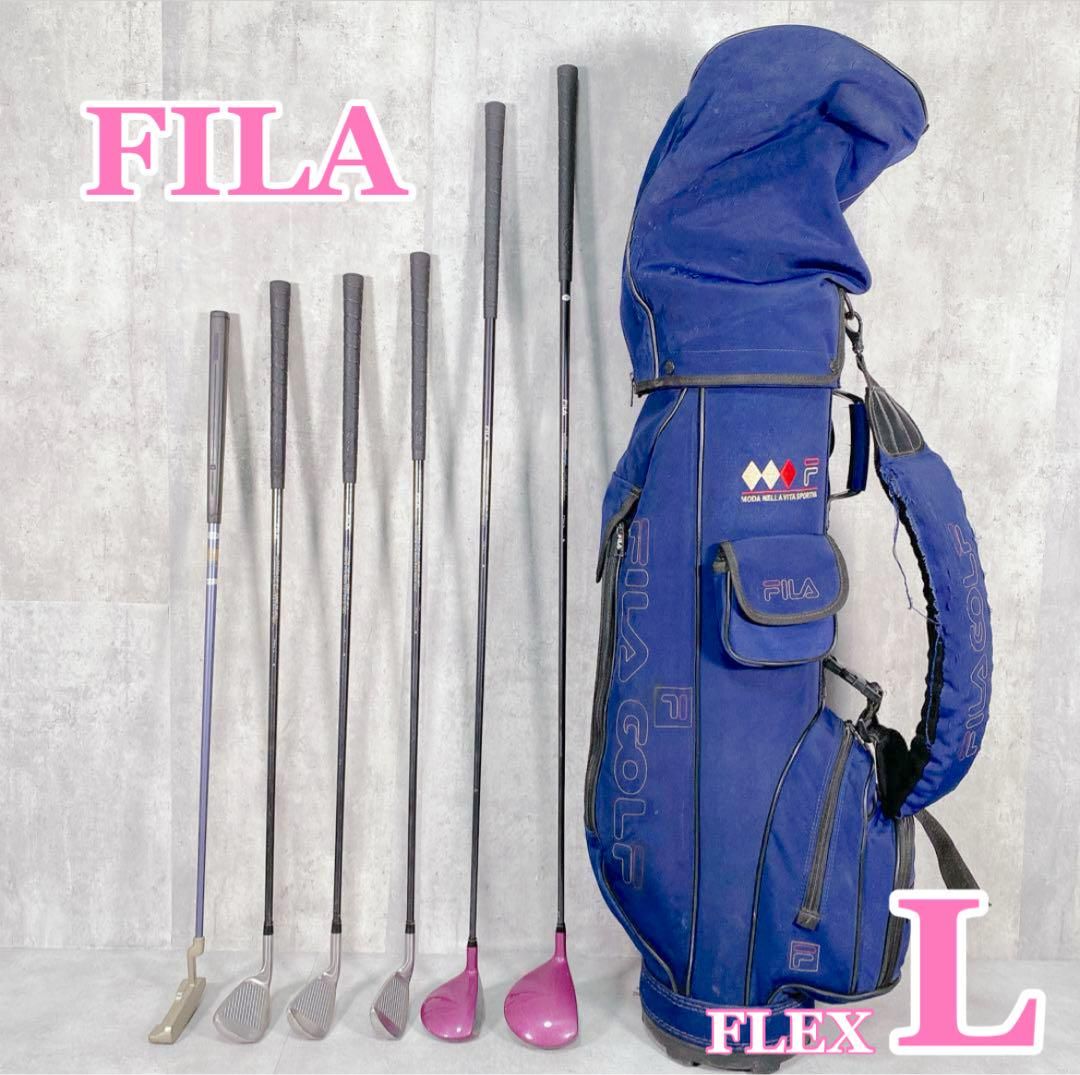 X394 FILA フィラ レディース ゴルフ クラブセット 7点