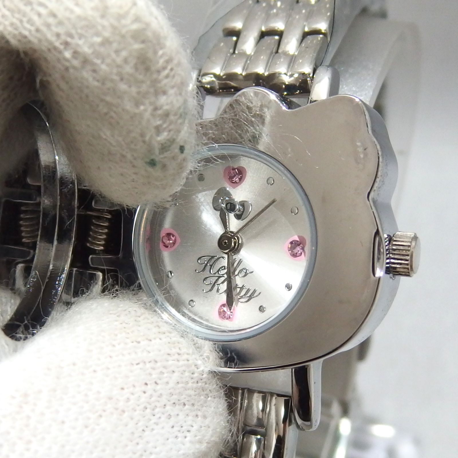 未使用？☆Sanrio Diana×Hello Kitty Watch ストーン クォーツ