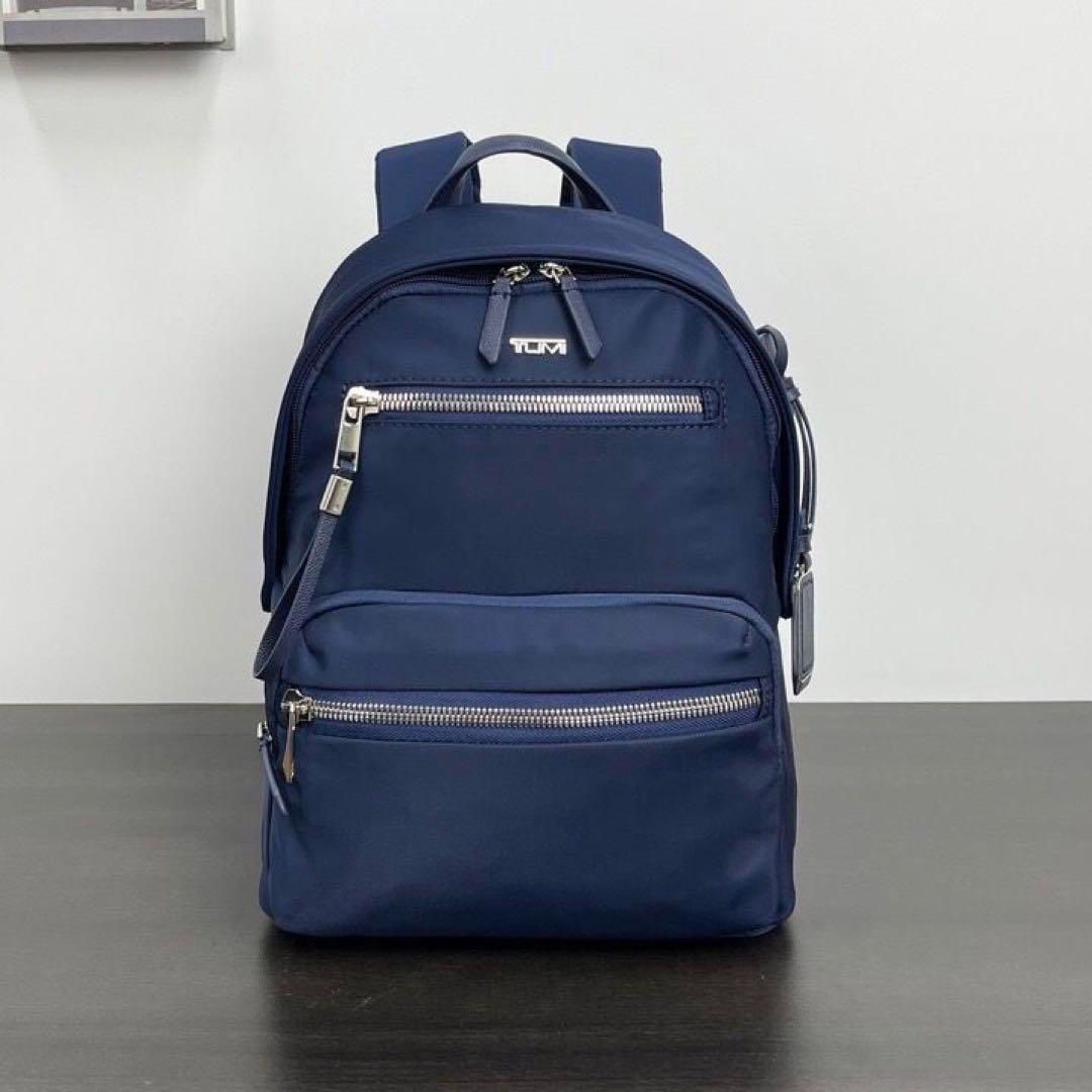 新品 TUMI Voyageur レディースバックパック 196603 インディゴ