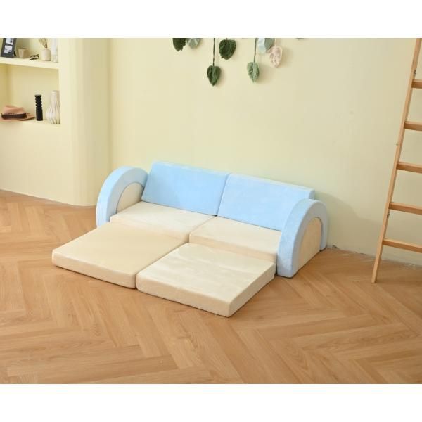 つみきソファ ソフト ブロック子供用 キッズ 洗える 組み替え 自由自在 積み木 ソファ ローソファ フロアソファ 子供 こども 知育 おもちゃ NEXPOTALLINN_EU