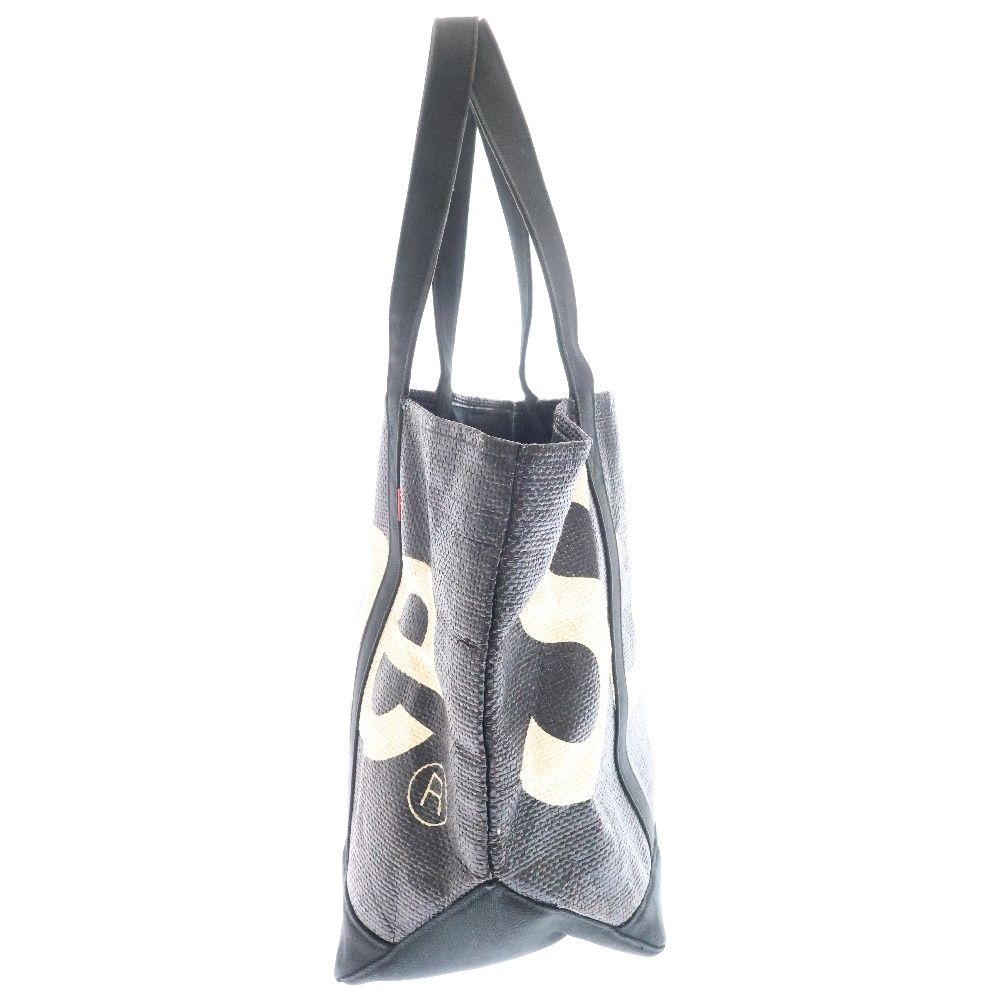 Supreme 20SS ラフィアトートバッグ ブラック 大容量 SUPREME(シュプリーム) 20SS Raffia Tote Bag ラフィア トート