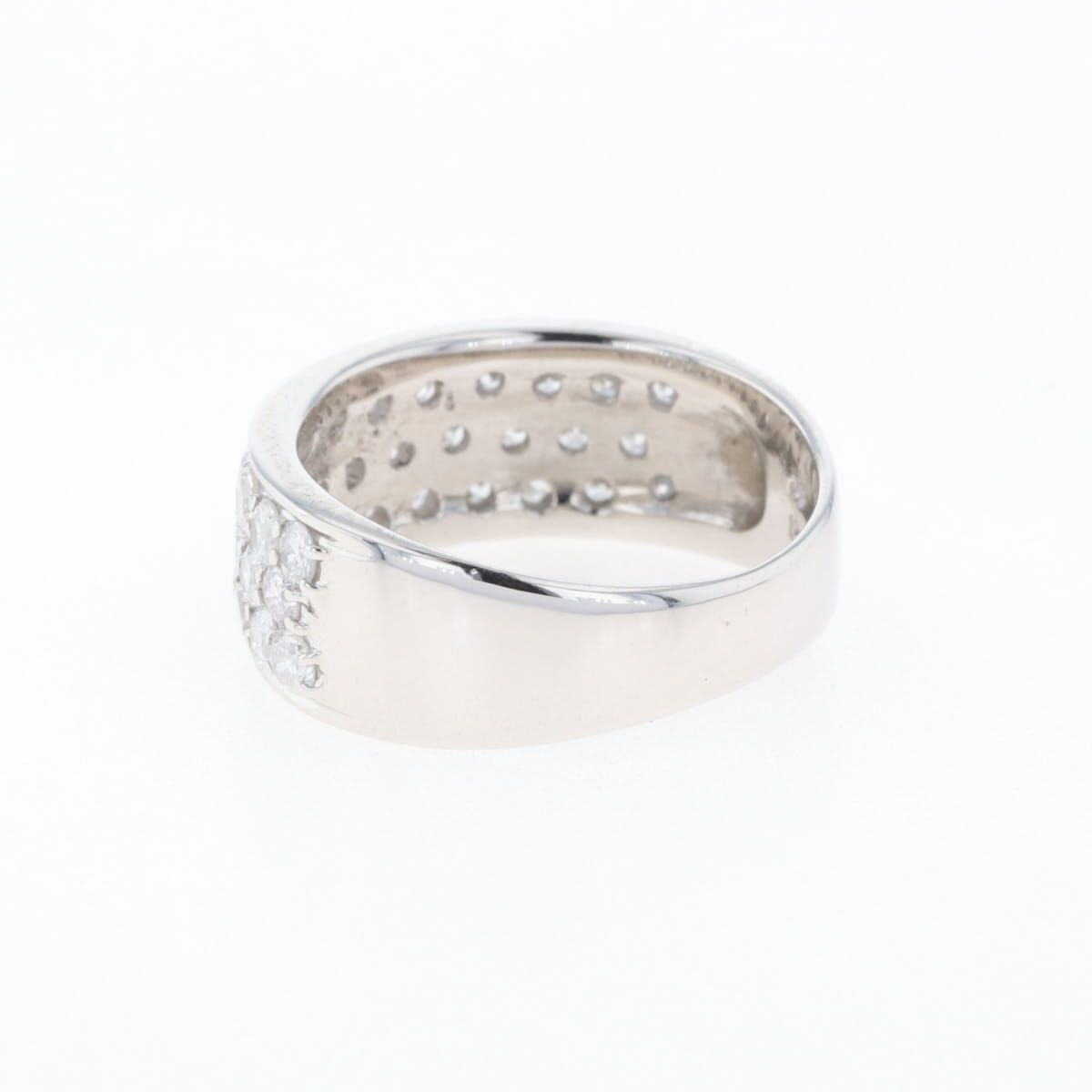 メレダイヤ デザインリング プラチナ 指輪 リング 11.5号 Pt850  