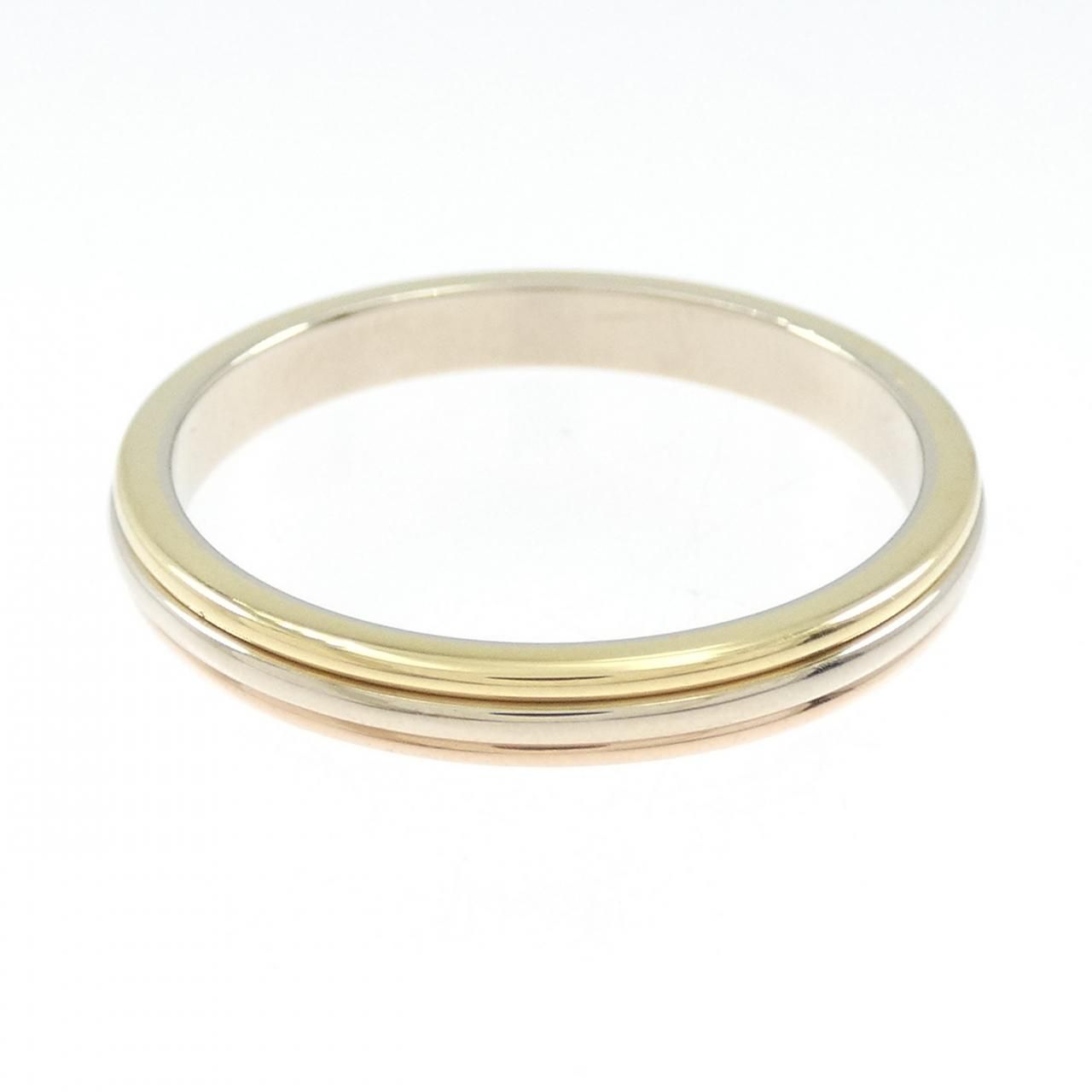 カルティエ スリーゴールドウェディング リング