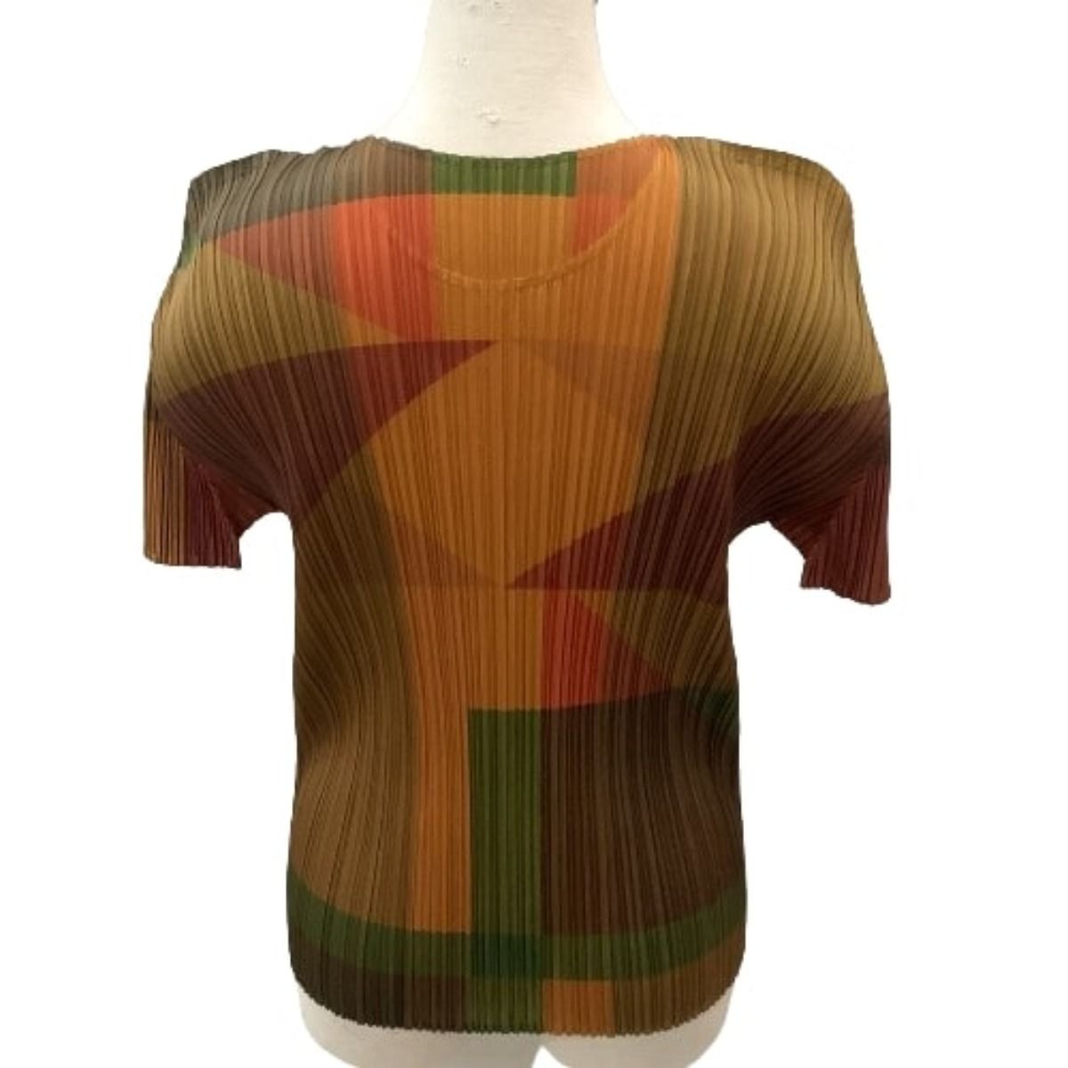 ♪♪ISSEY MIYAKE イッセイミヤケ PLATS PLEASE カットソー 図形 三角