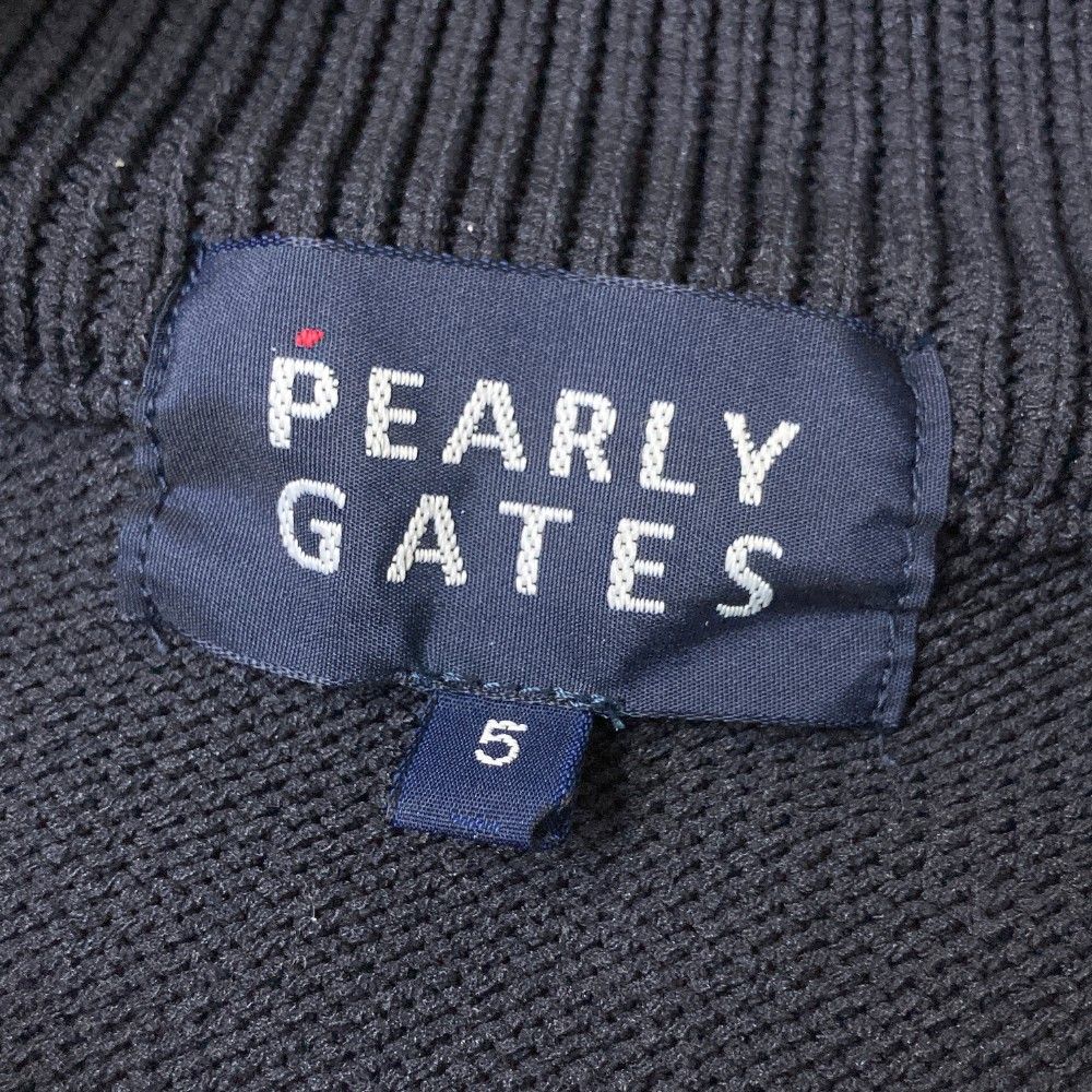 サイズ：5 PEARLY GATES パーリーゲイツ ジップ ニット
