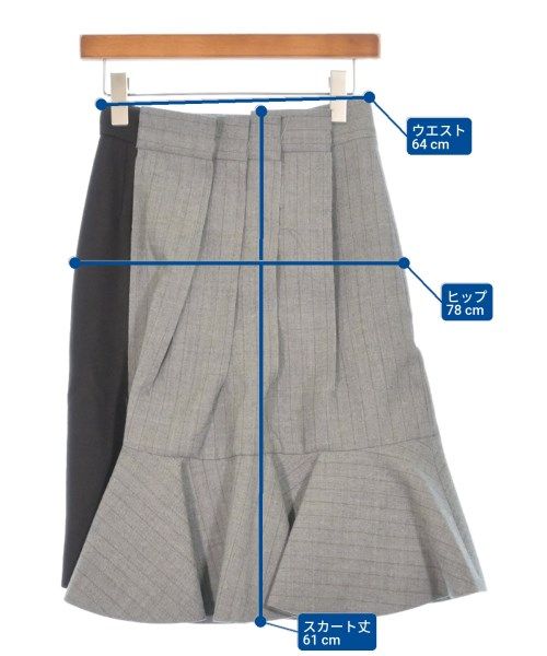sacai ひざ丈スカート レディース 【古着】【中古】【送料無料