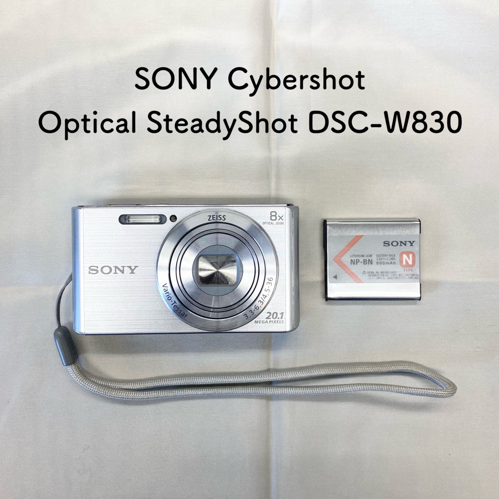 SONY Cybershot Optical SteadyShot DSC-W830 - メルカリ