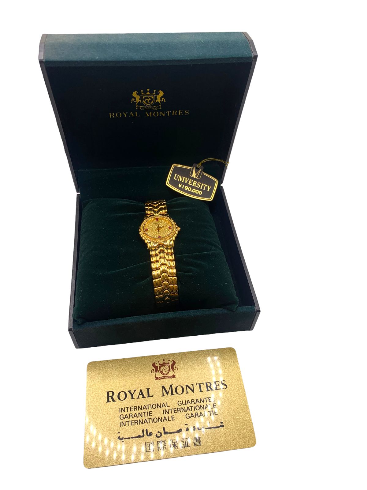 【極美品】スイス製 ロイヤルモントレス Royal montres 腕時計