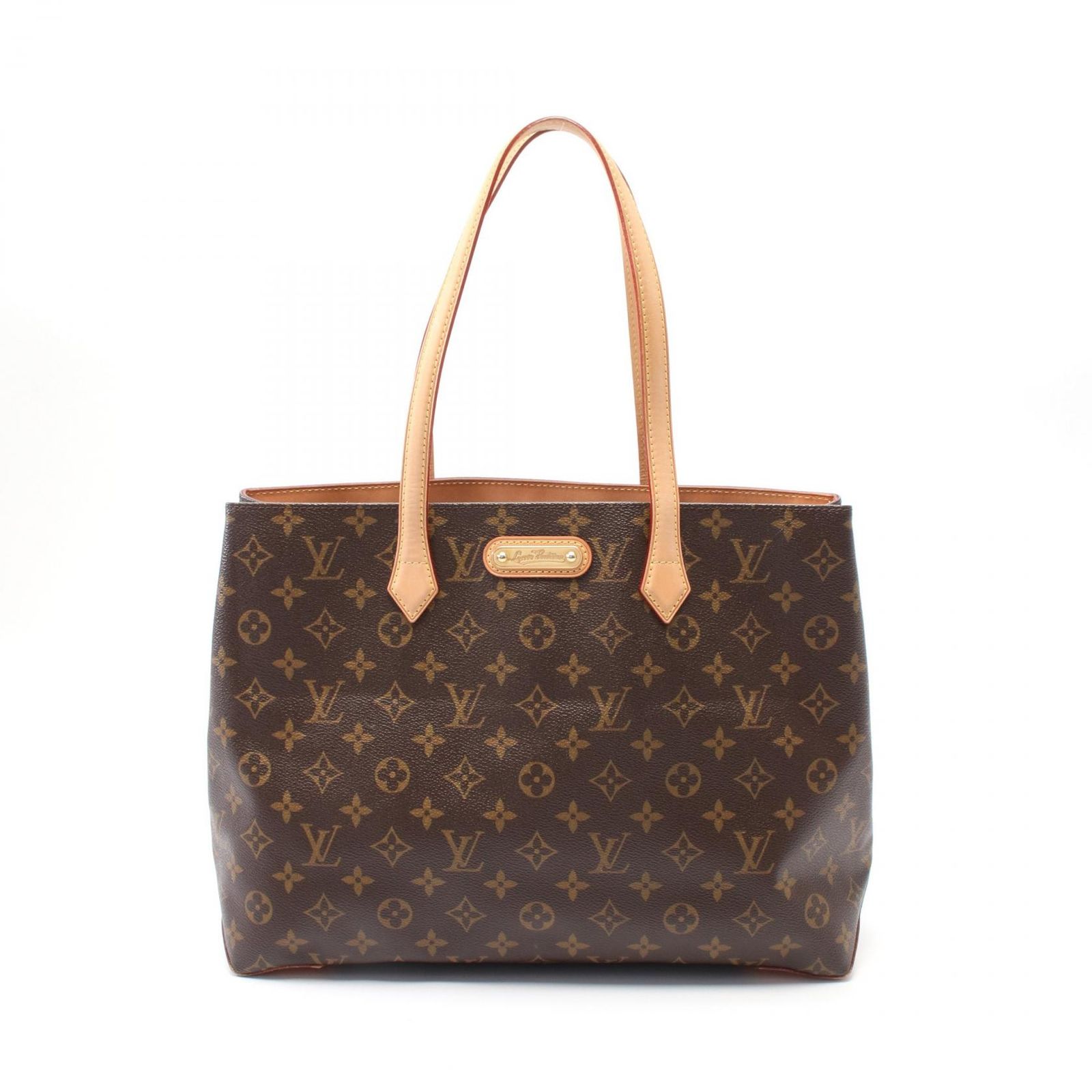 ルイ ヴィトン LOUIS VUITTON トートバッグ ウィルシャーMM M45644 PVCコーティングキャンバス レザー ウィルシャーMM レディース Used A