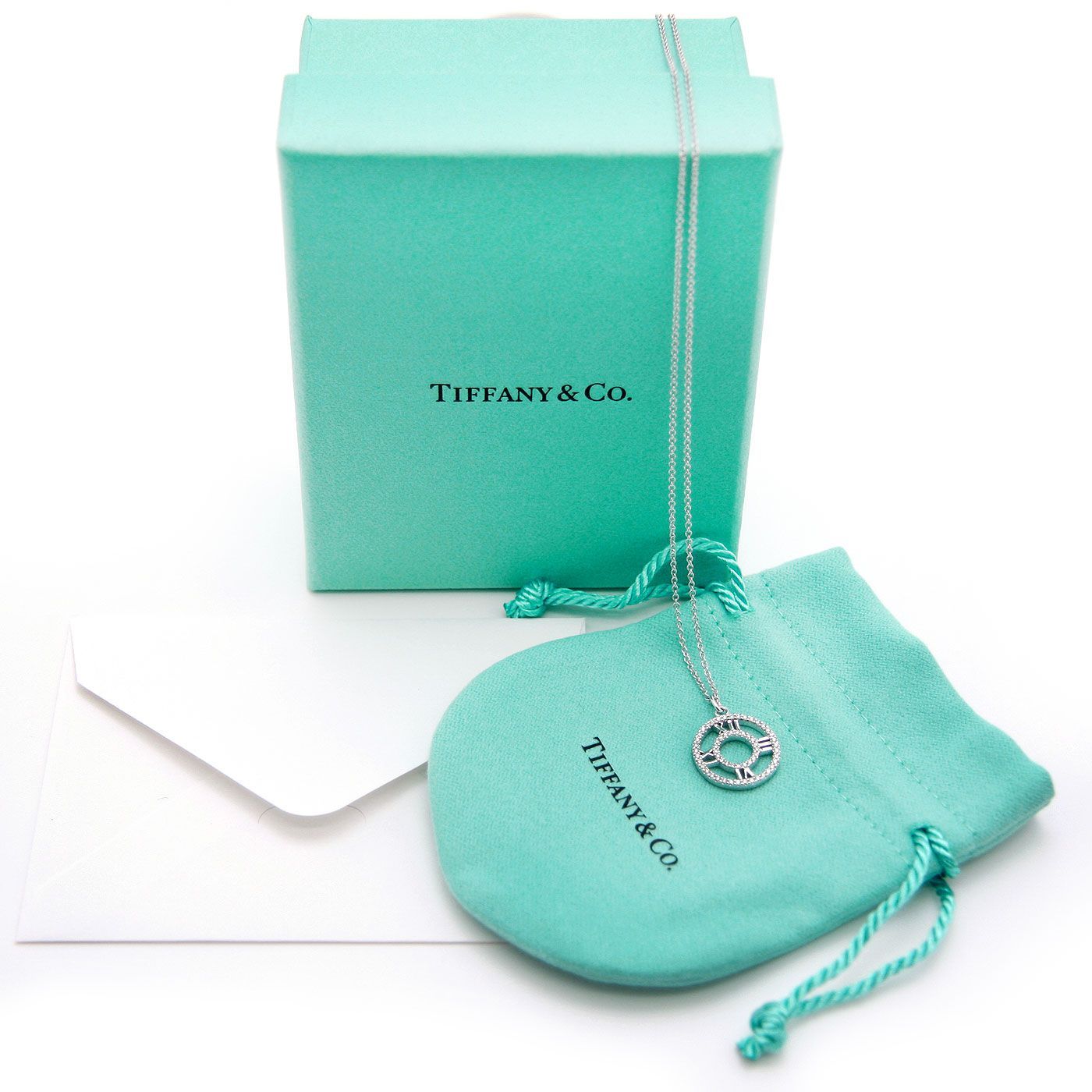 アクセサリー未使用☆TIFFANY&CO. アトラスオープンペンダント