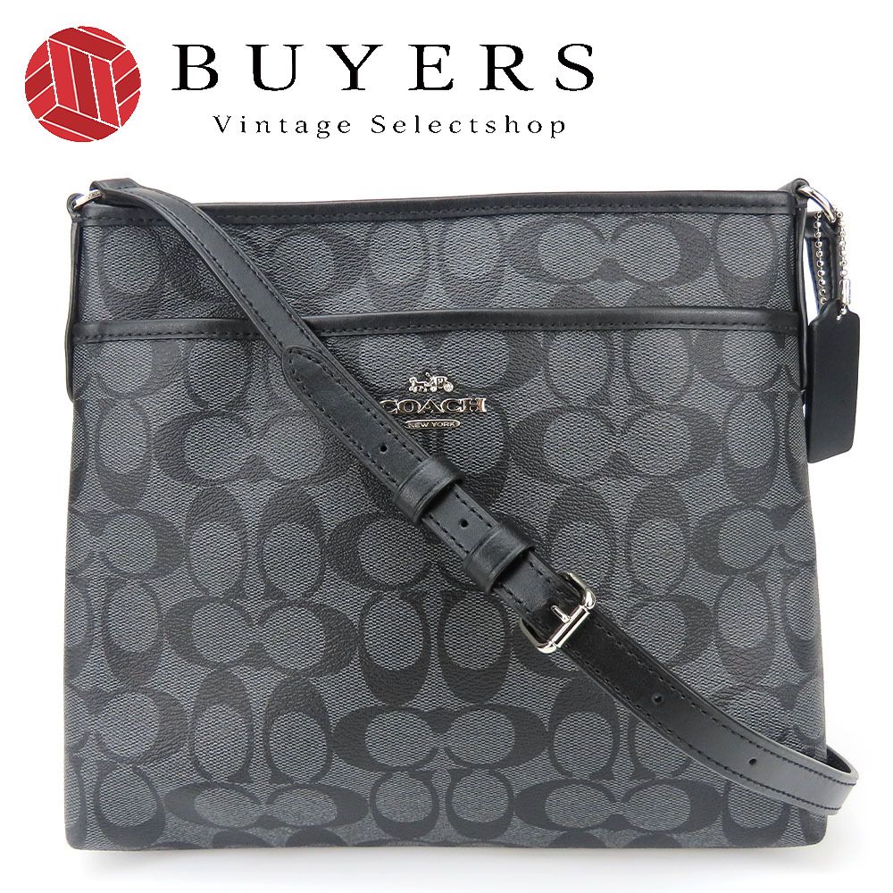 中古】 コーチ ショルダーバッグ F29210 シグネチャー PVC レザー