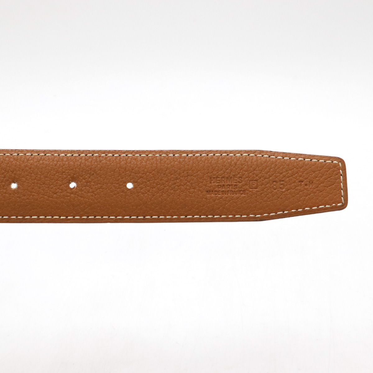 HERMES エルメス Hベルト リバーシブル ボックスカーフ トゴ レザー