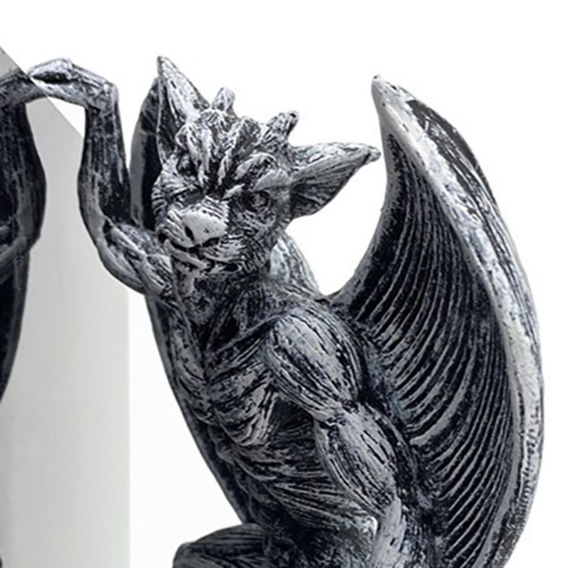 悪魔 サタン デビル ガーゴイル ブルー 青 ブラック 黒 置物 オブジェ