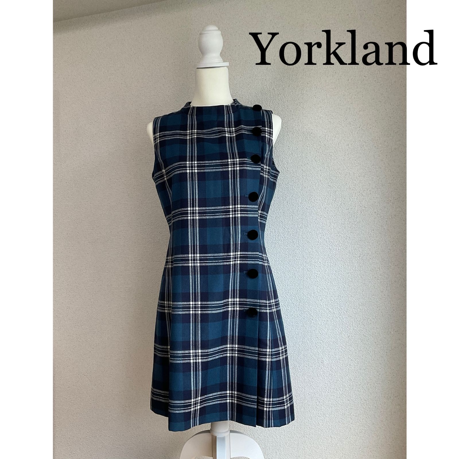 Yorklandヨークランド☆タータンチェック、のだめ着用、Aライン