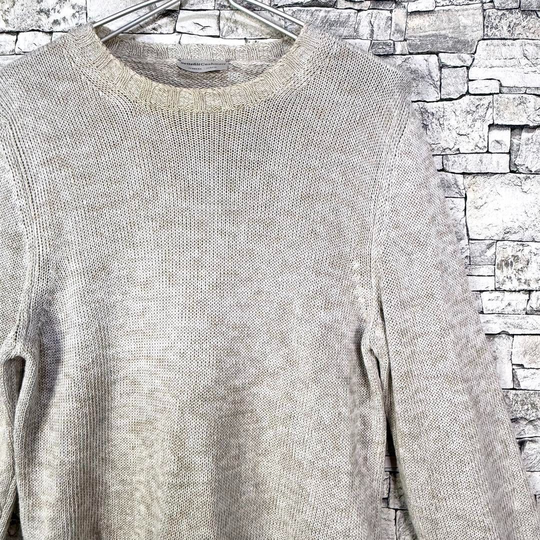 Settefili Cashmere セッテフィーリカシミア 長袖リネンニットセーター サマーニット 麻 ベージュ 44 italy