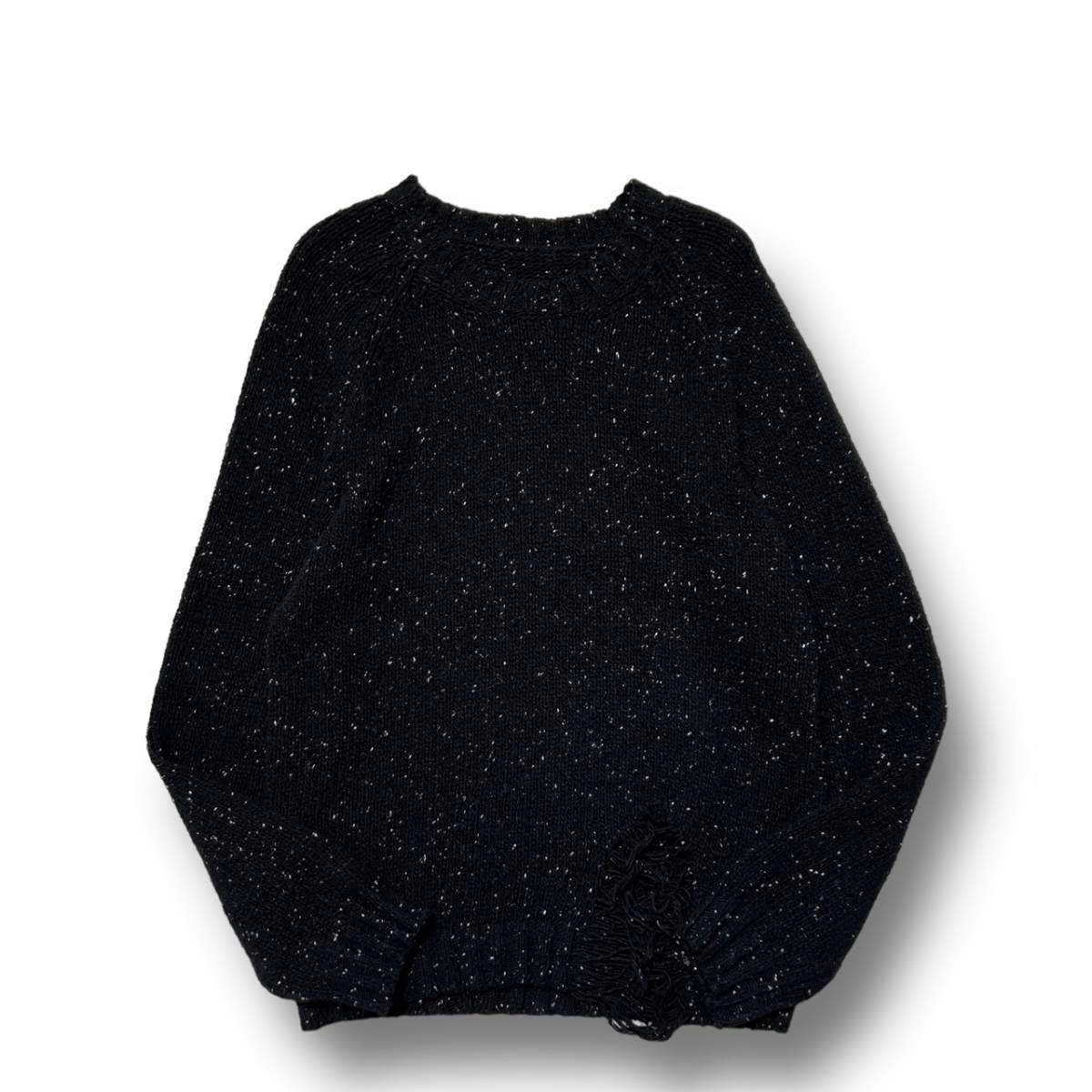 20AW Maison Margiela 10 プルオーバーニット Destroyed Crew
