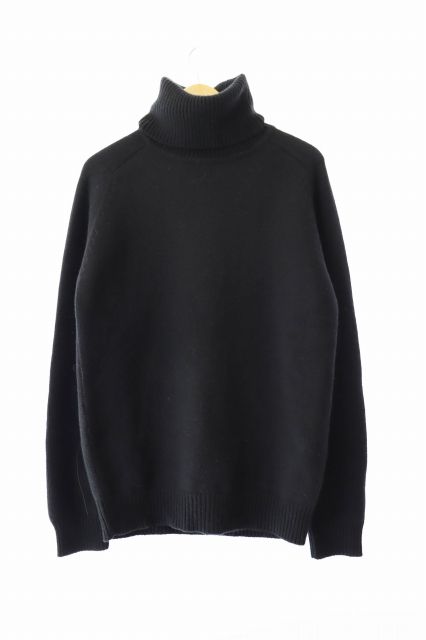 サンローラン パリ SAINT LAURENT PARIS 2020年 タートルネック ニット セーター 631860 XL 黒 ブラック ブランド古着ベクトル AA 250513