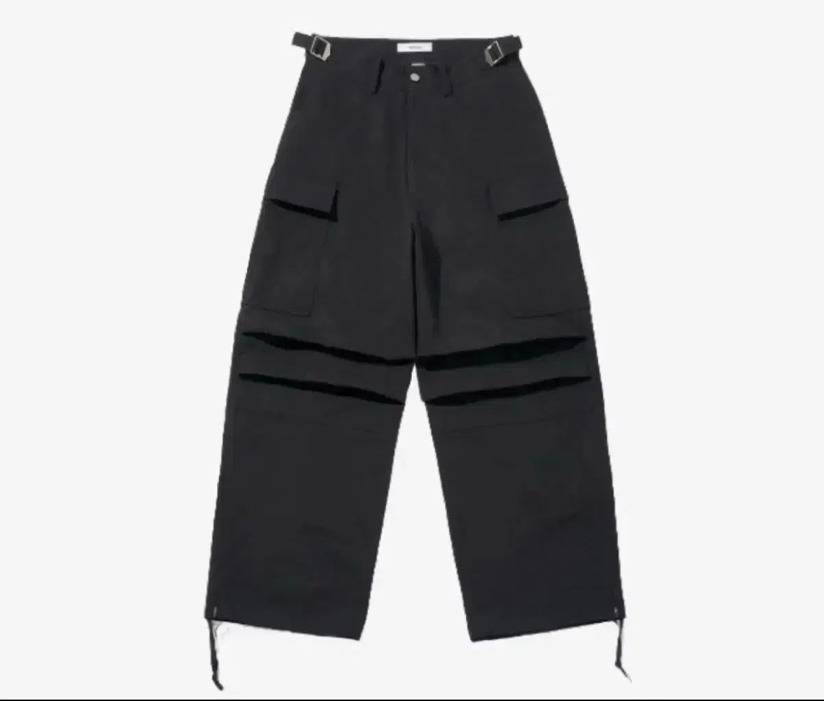 Nonnod サイド ジッパー カーゴ パンツ 1 サイズ