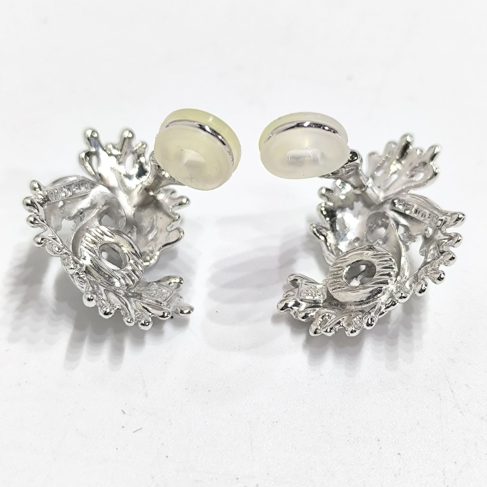 ダイヤモンド モチーフイヤリング