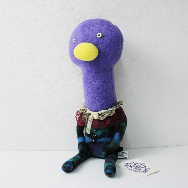 美品 BOBBY DAZZLER ボビーダズラー アナスイ コラボ 限定 首ながトリ ぬいぐるみ 一点物/雑貨 ロンドン【2400013165013】 美品 BOBBY DAZZLER ボビーダズラー アナスイ コラボ 限定 首な
