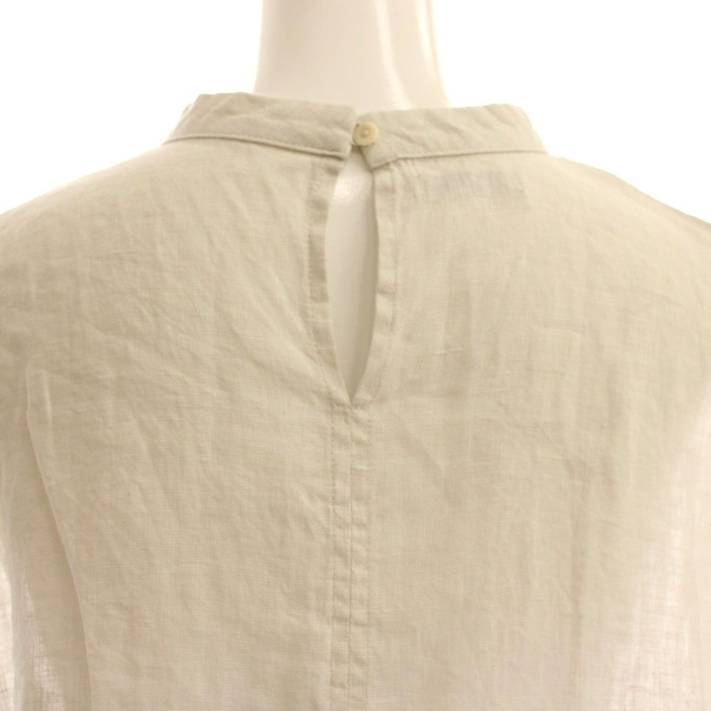 フォグリネンワーク fog linen work ピンタック リネン ブラウス
