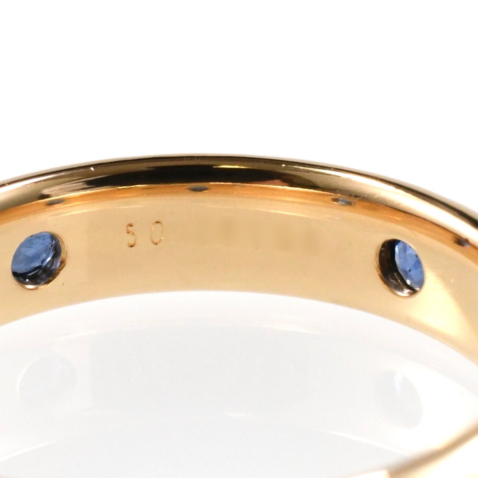 Cartier カルティエ ステラリング サファイア K18YG イエローゴールド