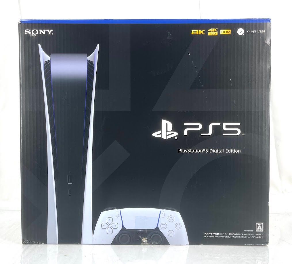 美品】 PlayStation 5 デジタル・エディション (CFI-1200B01)(コントローラー欠品) K1004 1010ML004  0120241008101174 - メルカリ