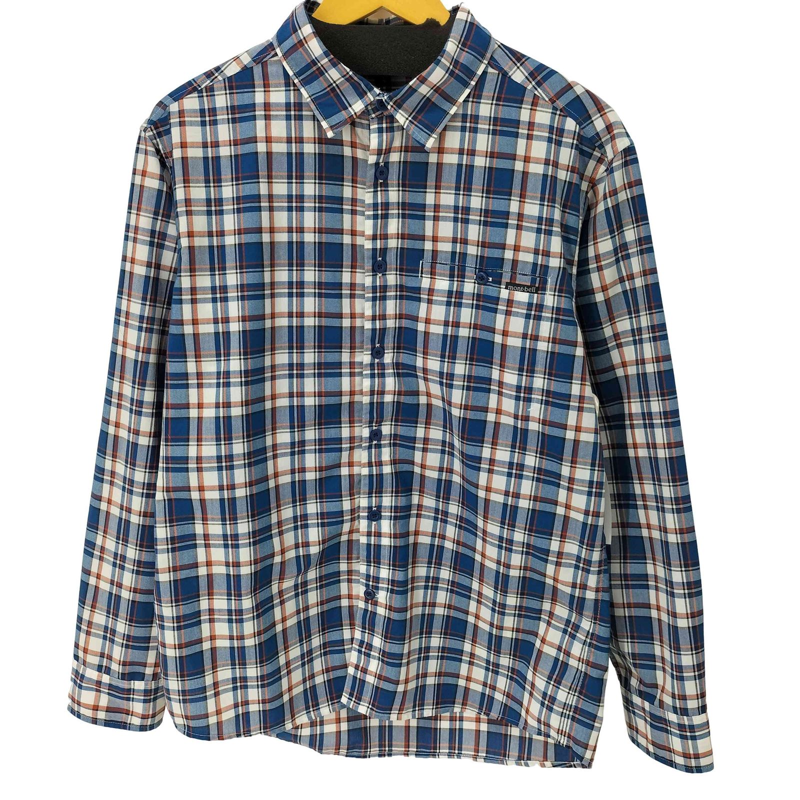 モンベル mont bell WIC.ライト シングルポケット ロングスリーブシャツ メンズ JPN：L 