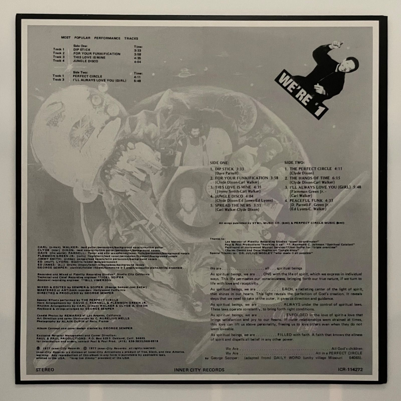 【レア‼️】The Perfect Circle InnerCityRecords The Perfect Circle (US, 1977) [Full LP] {Funk, Soul, Disco