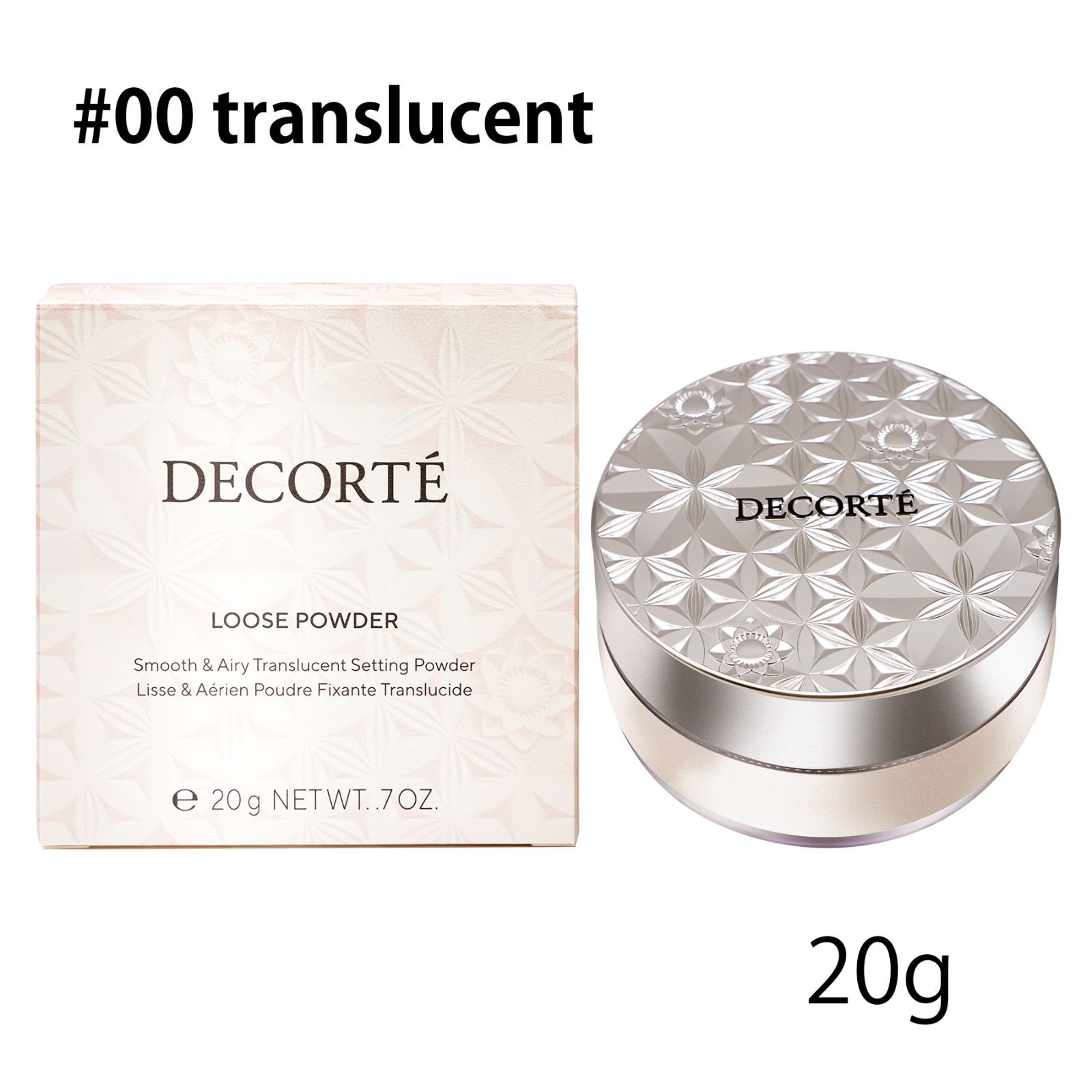 【国内正規品 2024新発売】 DECORTE コスメデコルテ　ルースパウダー # 00 20g トランスルーセント フェイスパウダー 宅急便コンパクト