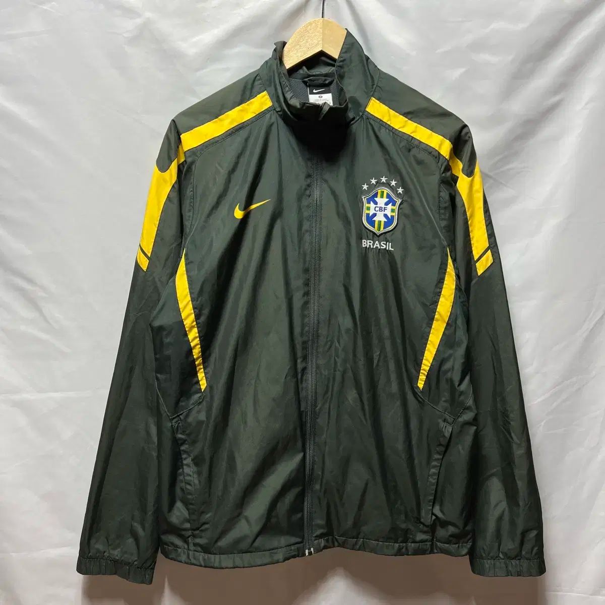 純正品| 100 NIKE ナイキ ブラジル サッカー 韓国国家代表 レインジャケット ウィンドブレーカー