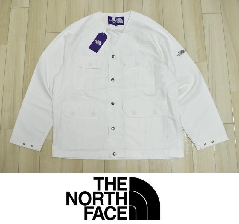 新品 ノースフェイスパープルレーベル NP2205N ホワイト M NP2205N THE NORTH FACE PURPLE LABEL Mountain Wind Cardigan