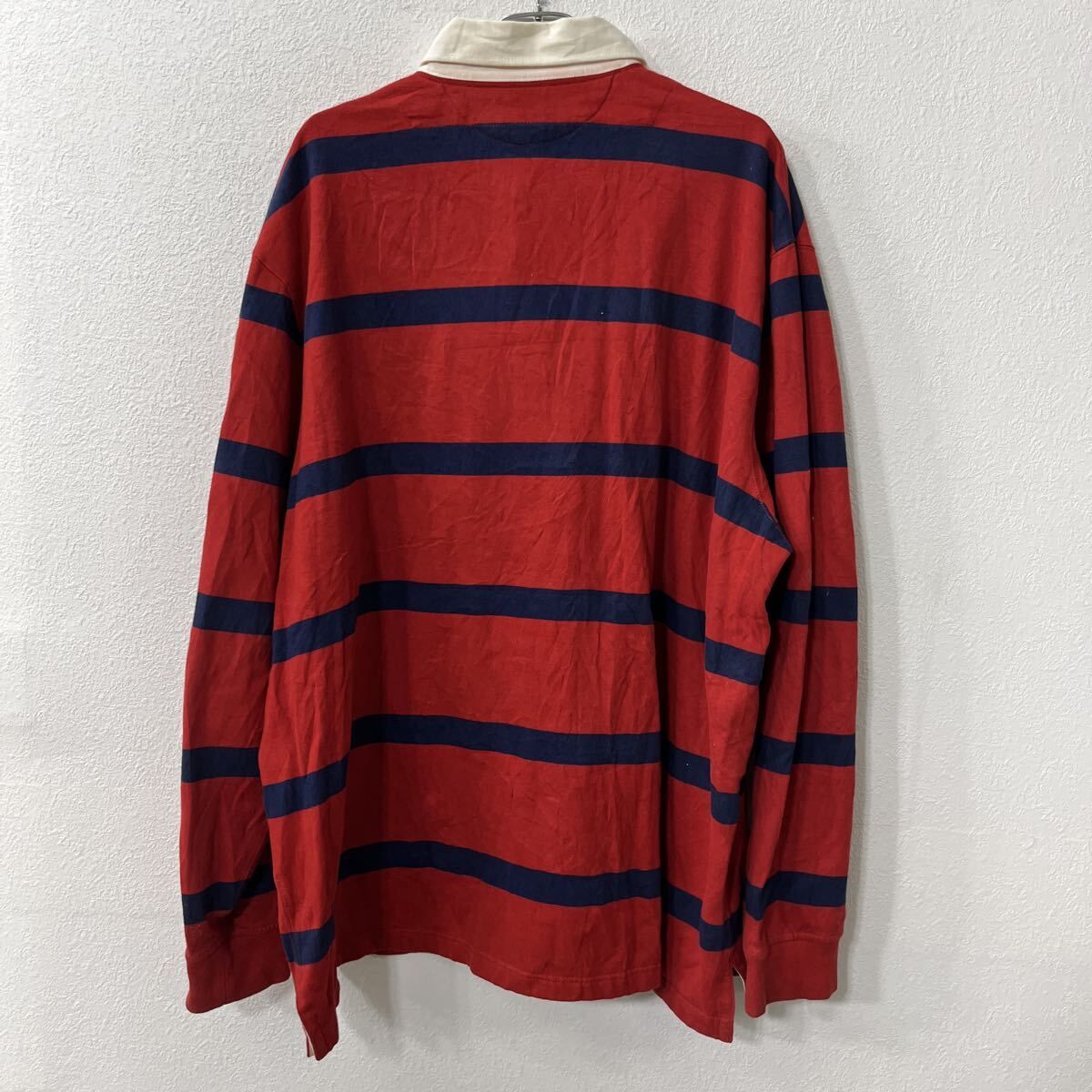 POLO RALPH LAUREN 長袖 ラガーシャツ 4XL レッド ポロ ラルフ