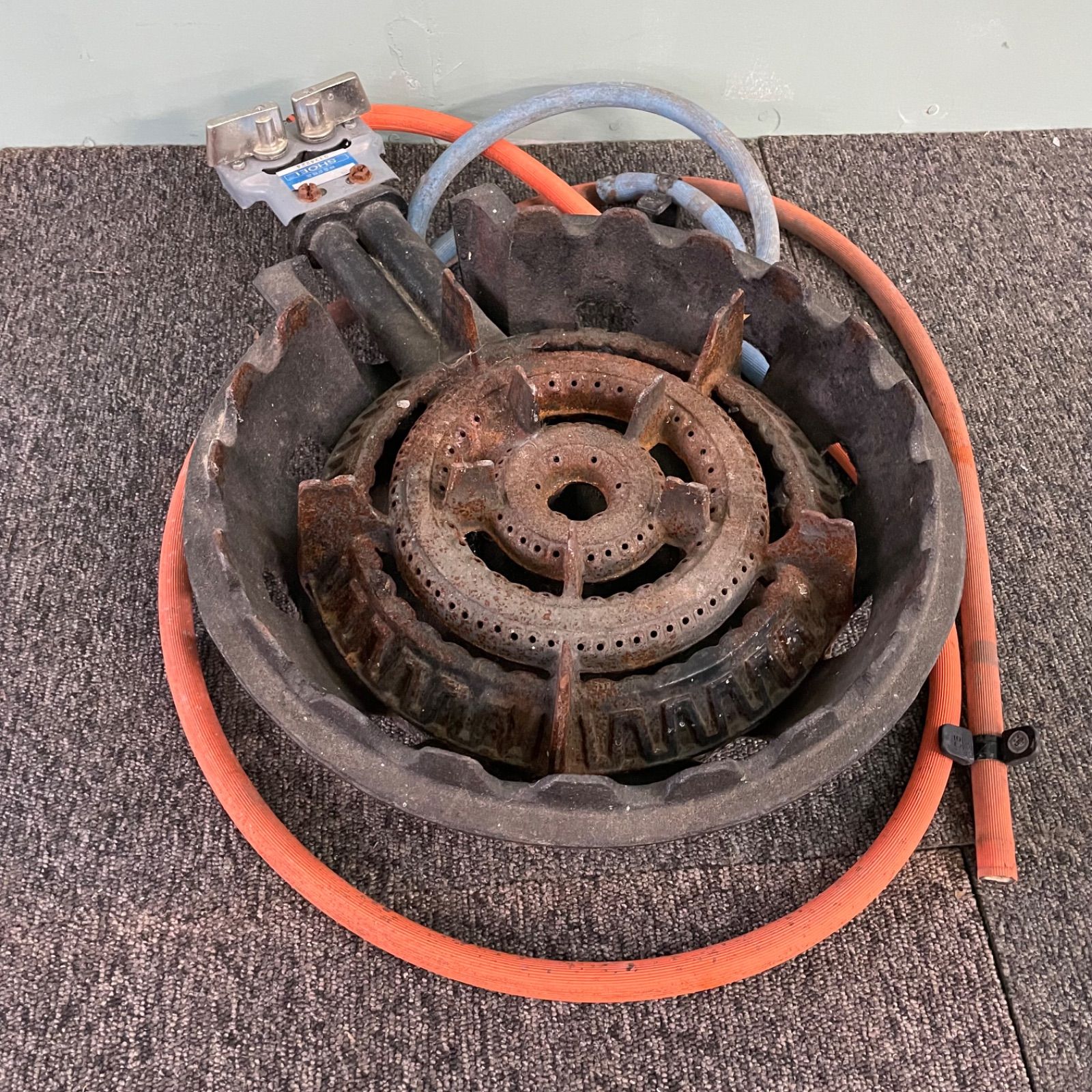 Shoei 鋳物コンロ LPガス ♭ 昌栄物産 SHOEI 鋳物コンロ 業務用 ガスコンロ プロパンガス用 厨房