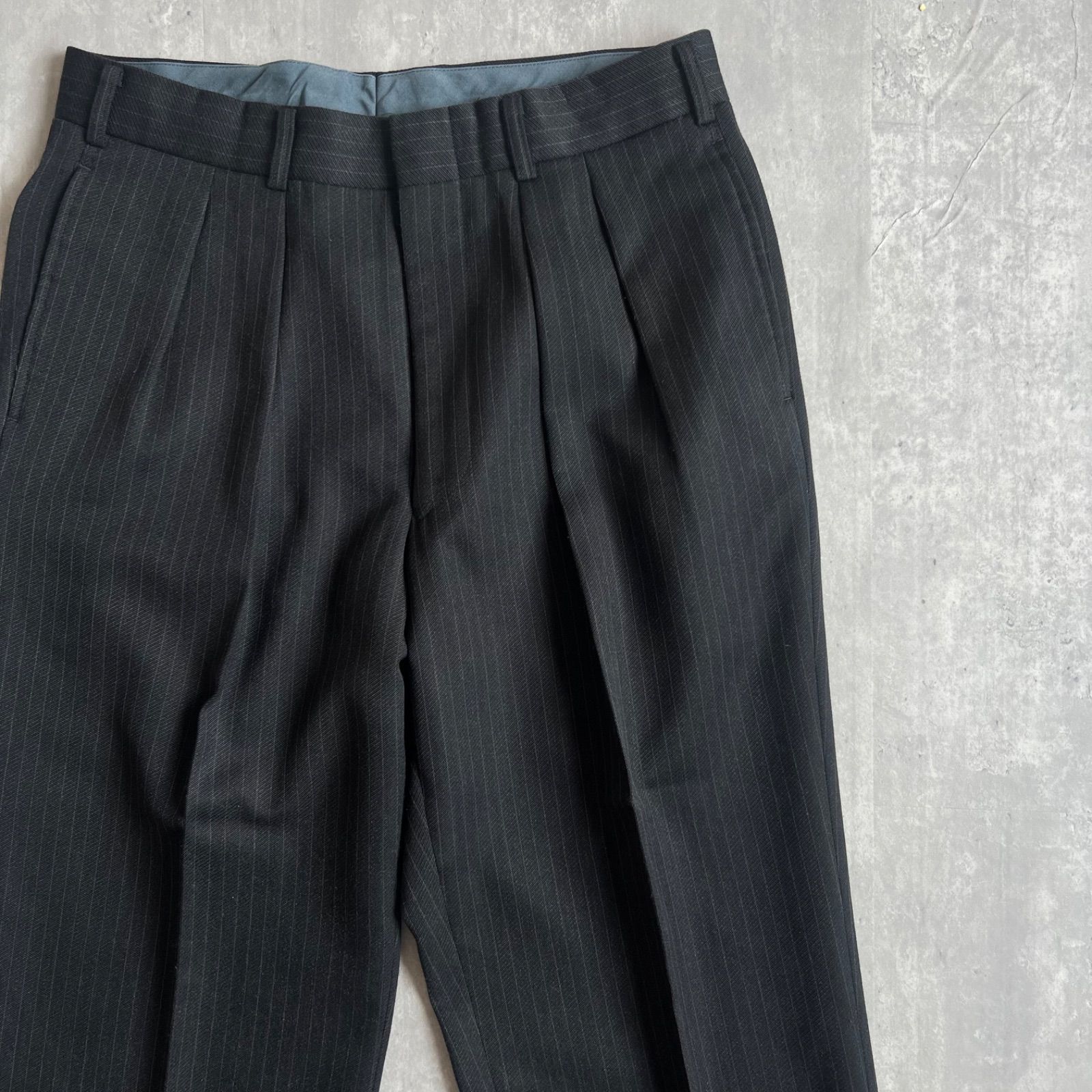 冬ウール ブラック×ブラウン