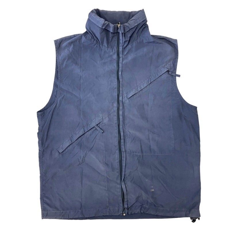 シーピーカンパニー C.P.COMPANY RELAX 01SS Cotton Nylon Vest ヴィンテージ アーカイブ ベスト ジップアップ L 紺 ネイビー 0605