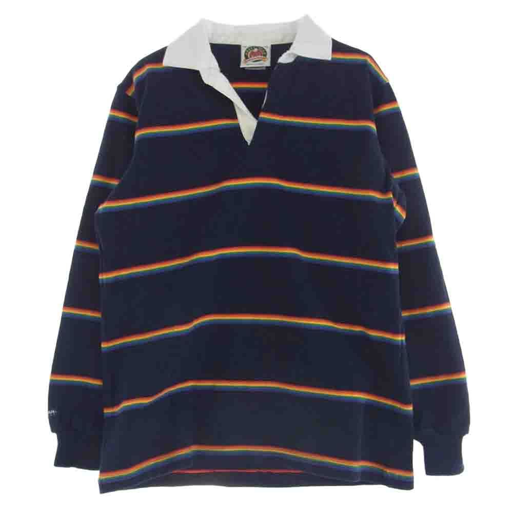美品☆バーバリアンBarbarian XL ストライプ長袖ラガーシャツ 楽天市場】バーバリアン BARBARIAN SPECIAL EDITION L/S RUGGER
