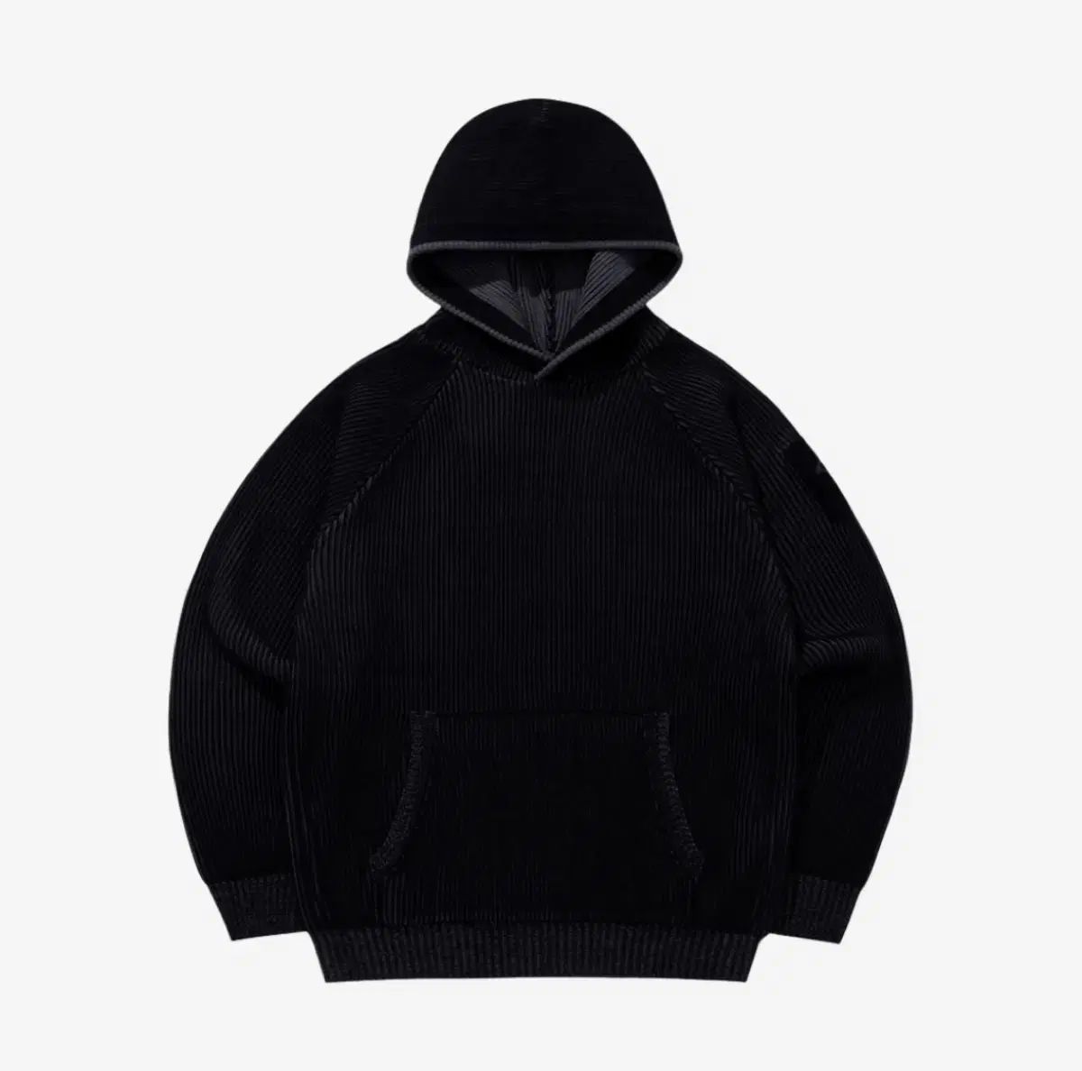 SAN SAN GEAR 23FW フーデッドニット ブラック 1サイズ Hooded knit