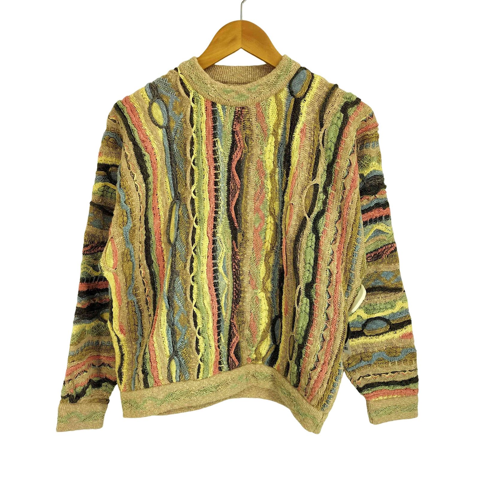 クージー COOGI CLASSIC オーストラリア製 90S 3Dニット メンズ SS 