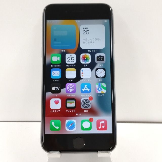 iPhone 6s 16GB グレ auスマートフォン/携帯電話