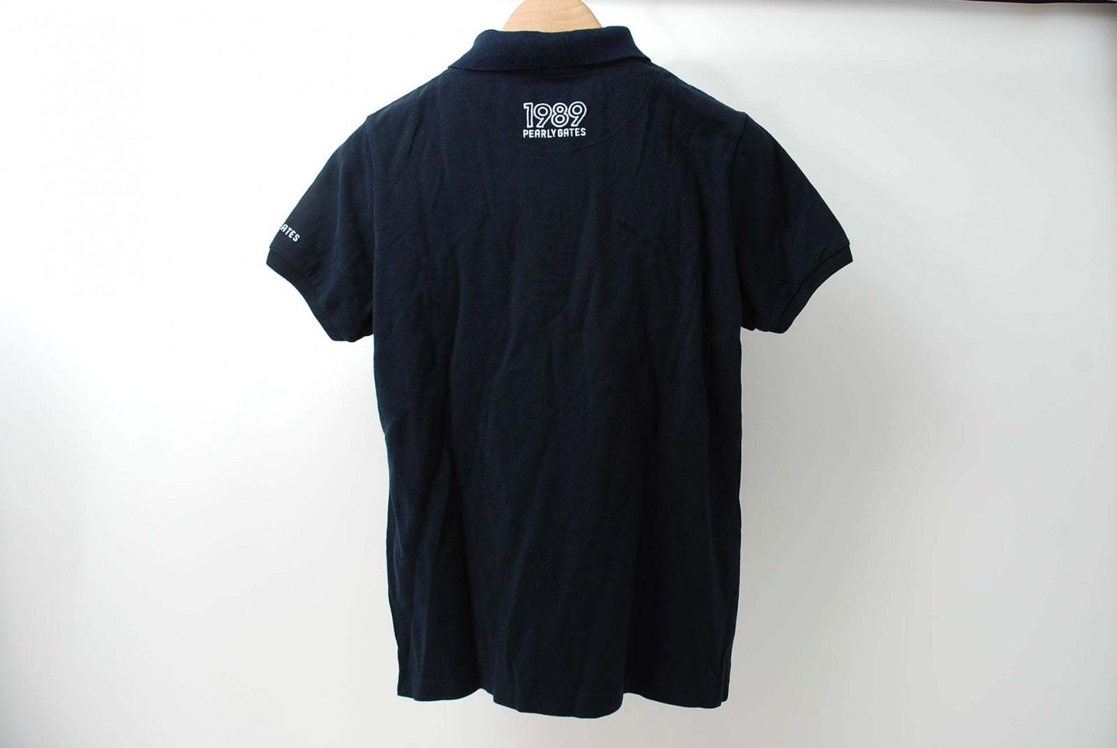 中古 レディース パーリーゲイツ PEARLY GATES 半袖ポロシャツ 2(L) 紺