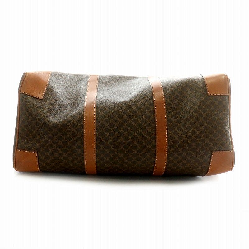 当時物　オールド　セリーヌ　ボストンバッグ　ターンロック　マカダム柄　ブラウン CELINE - 当時物 オールド セリーヌ ボストンバッグ ターン