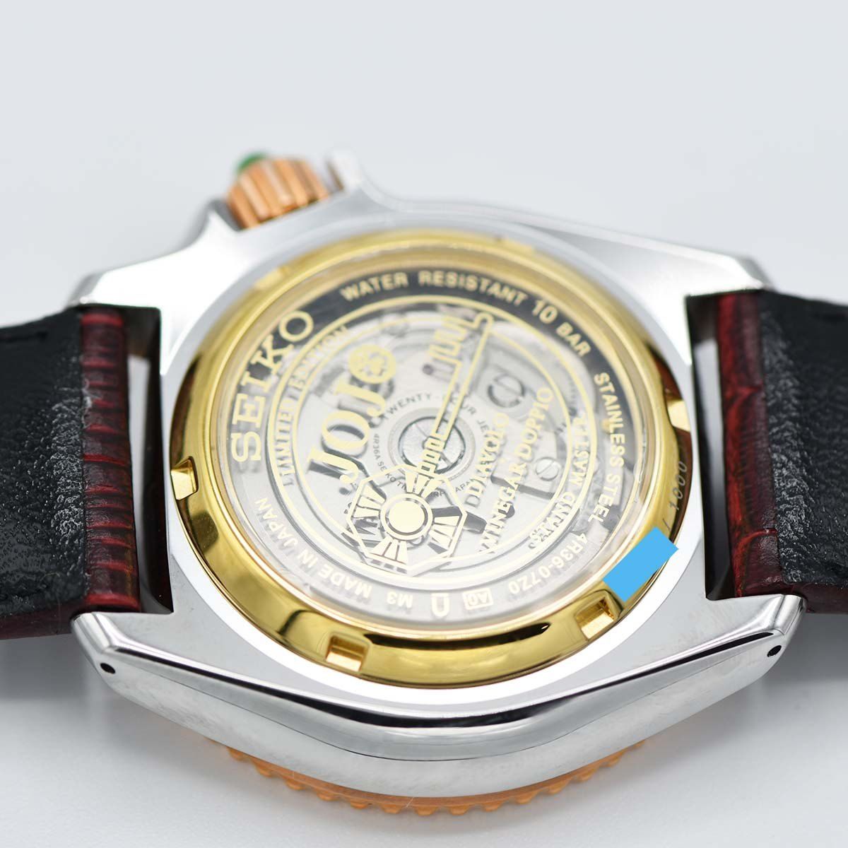 未使用 腕時計 稼働 セイコー SEIKO SBSA034 ジョジョコラボ JOJO 黄金 