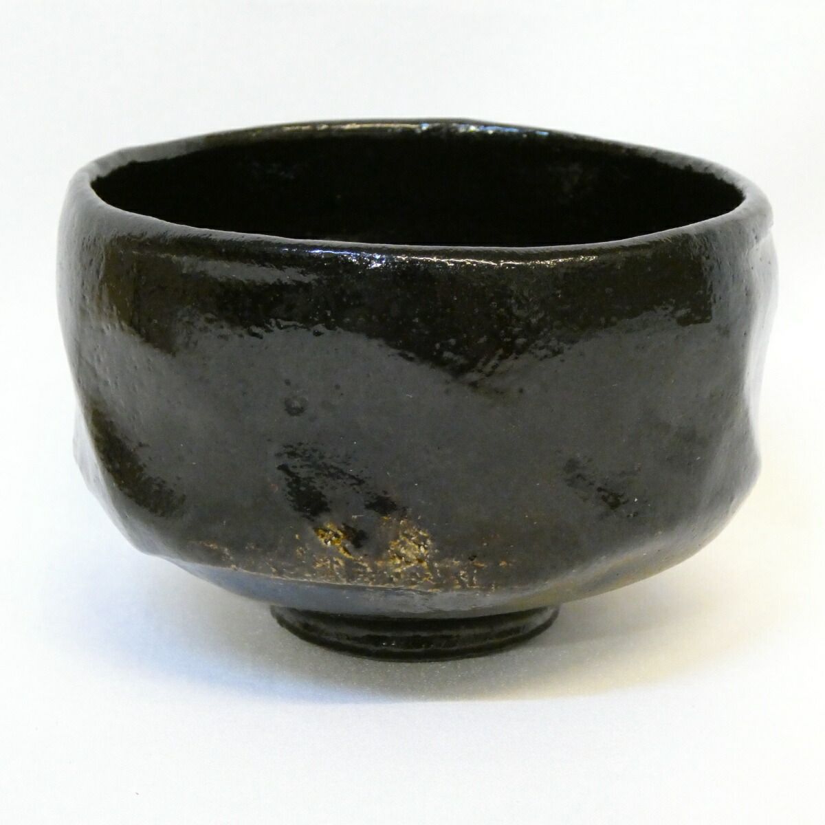 五月の特売品】佐々木松楽作 銘「無心」黒楽茶碗 前大徳 福本積