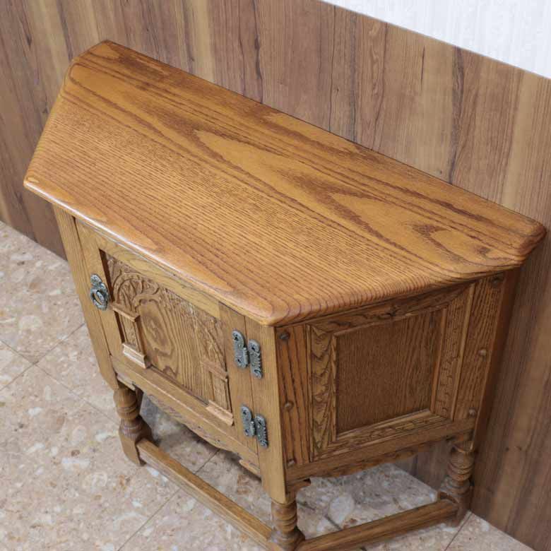 チャーム Old Charm カンテッドテーブル スモールキャビネット