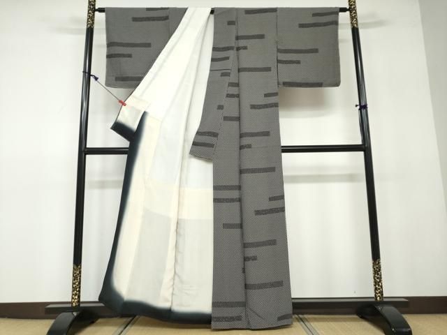 平和屋着物○江戸小紋 廣瀬雄望 横段文 正絹 逸品 DAAZ7248ud 2026